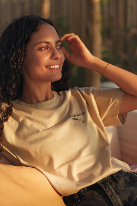 T-shirt Sable - Coffee Please
