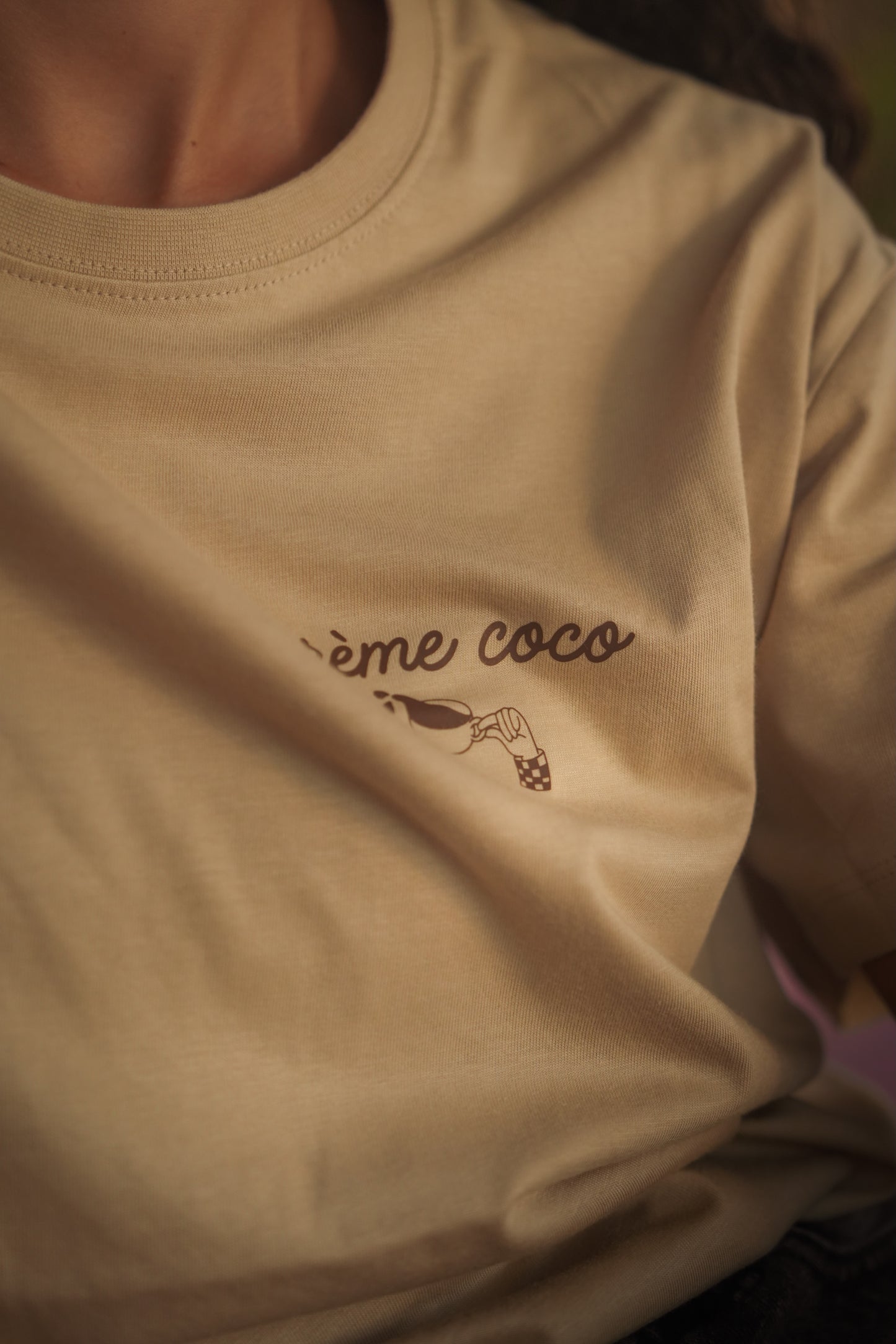T-shirt Sable - Coffee Please